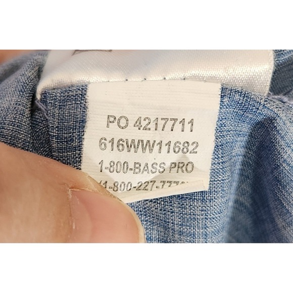 World Wide Sportsman Shirt Santos Island Short Sleeve Marina Blue Men's Size L‎ - Picture 4 of 13